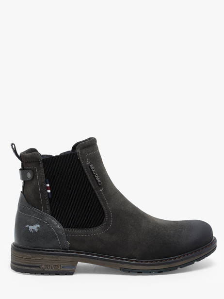 Enkellaarzen Mustang Grijs men 4157608